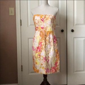 J Crew stapless floral dress size 6 with pockets